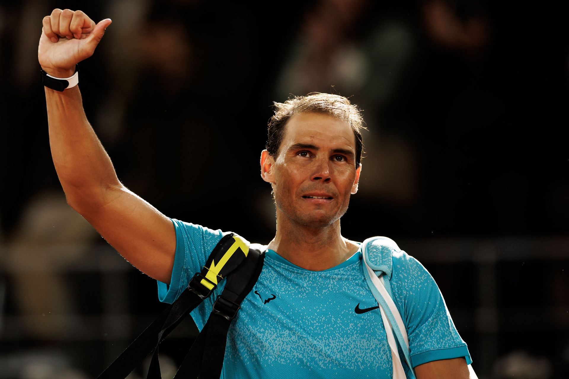 Rafael Nadal at the 2024 French Open (Source: Getty)